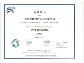 NSF-ISP質量管理（lǐ）體係認證